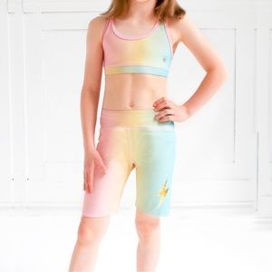 Limeapple Pastel Activewear Bicycle Shorts